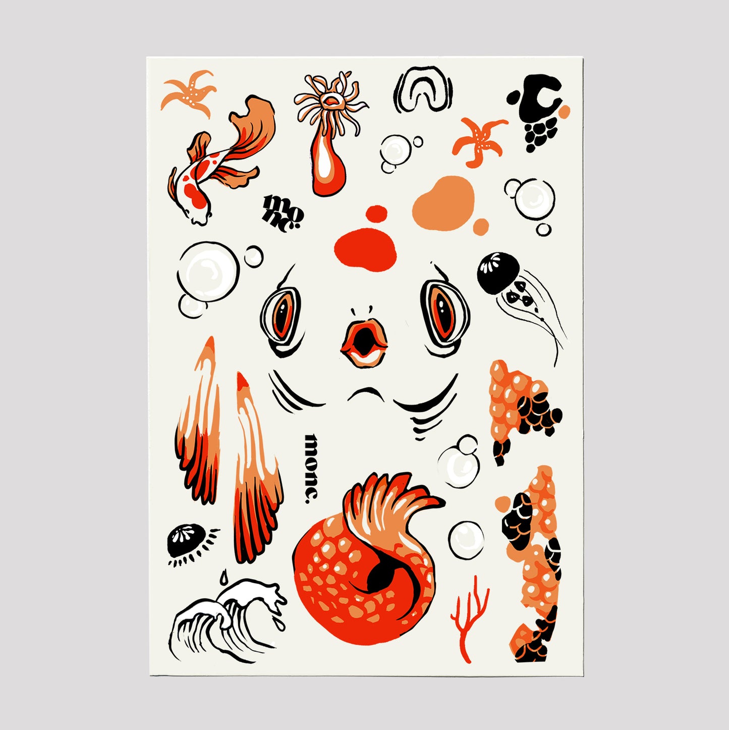 hanukkiah with tattoo sheet