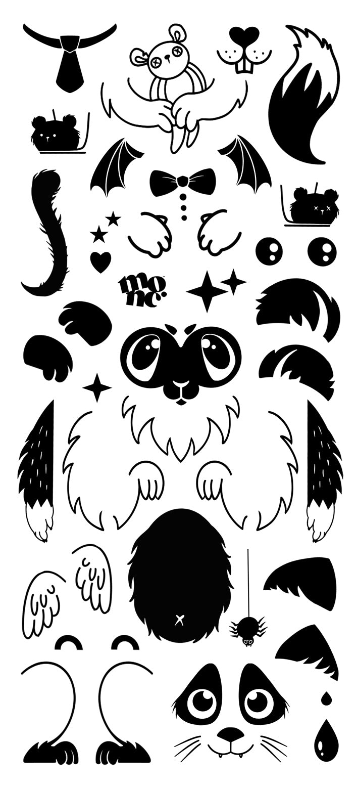 חנוכיה מגניבה מקורית ומיוחדת לעיצוב אישי עם קעקועים | עיצוב ישראלי יוקרתי